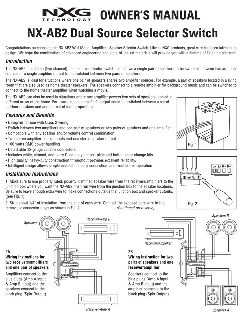 Nxg AB2 owner's manual