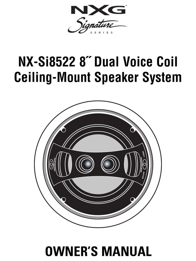 Nxg Signature Si8522 User manual