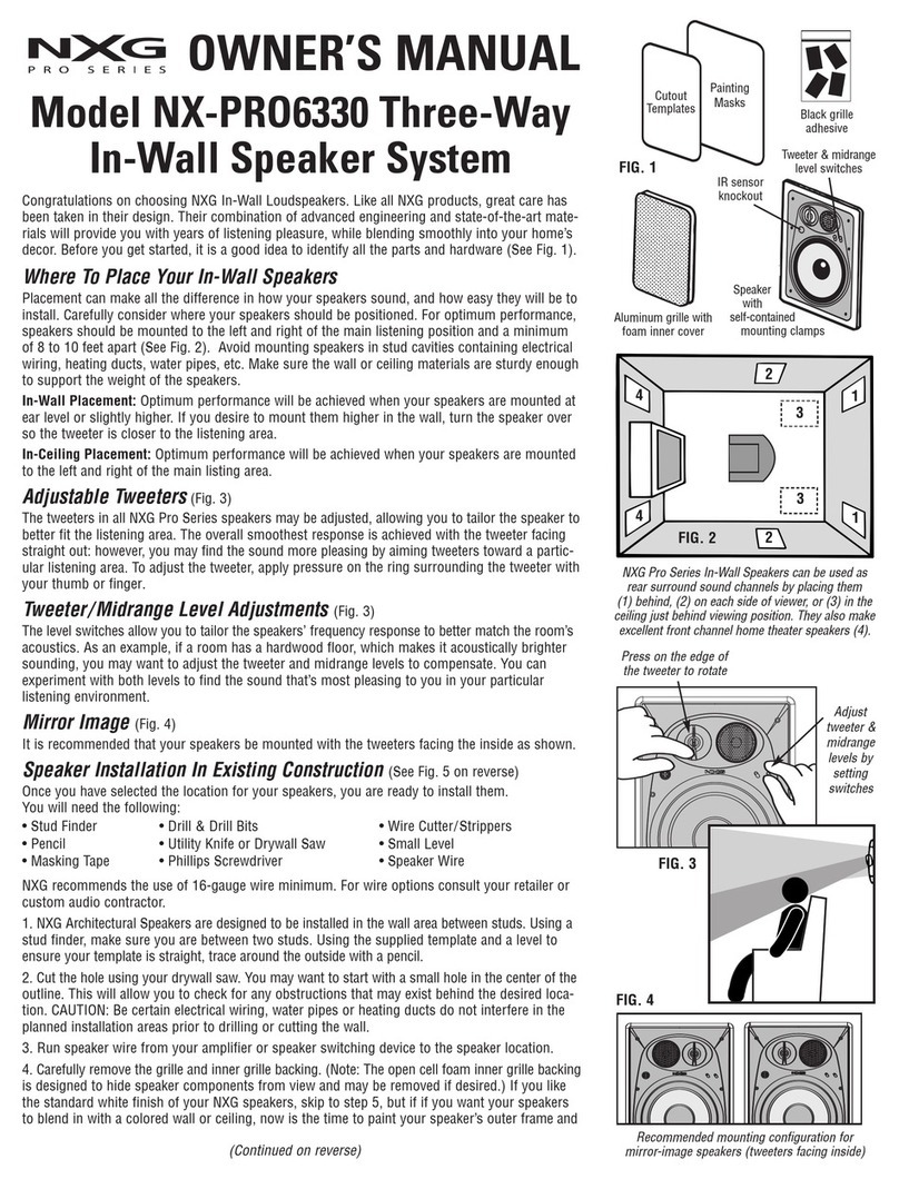 Nxg PRO 6330 owner's manual