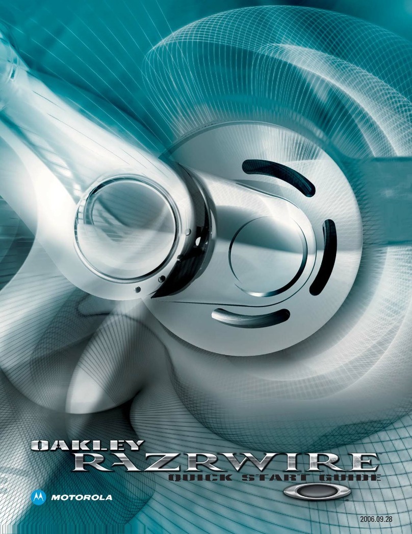 Oakley RAZRWIRE quick start guide