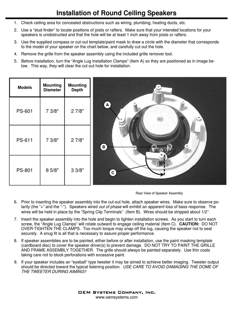 OEM Architech PS-601 install guide