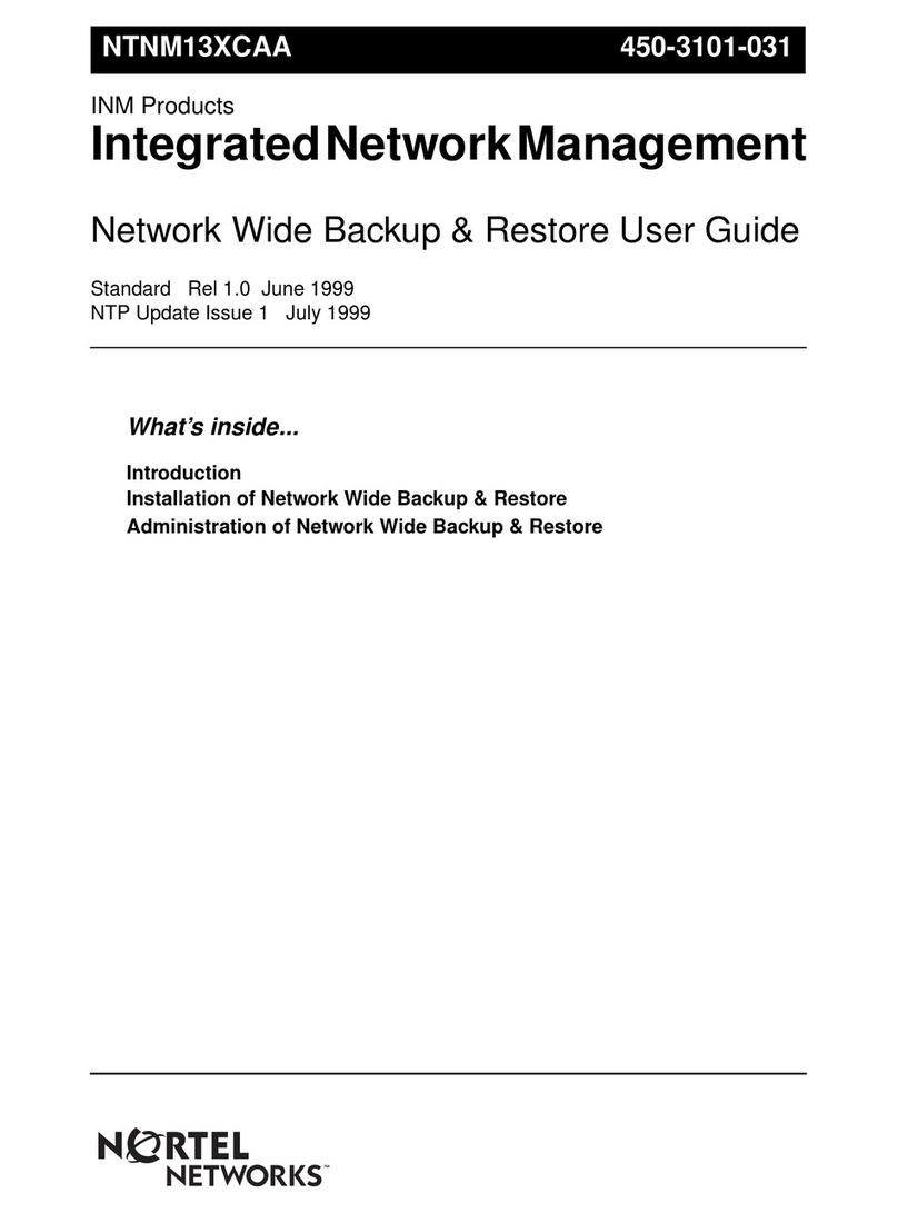 Nortel INM 5.0 user guide
