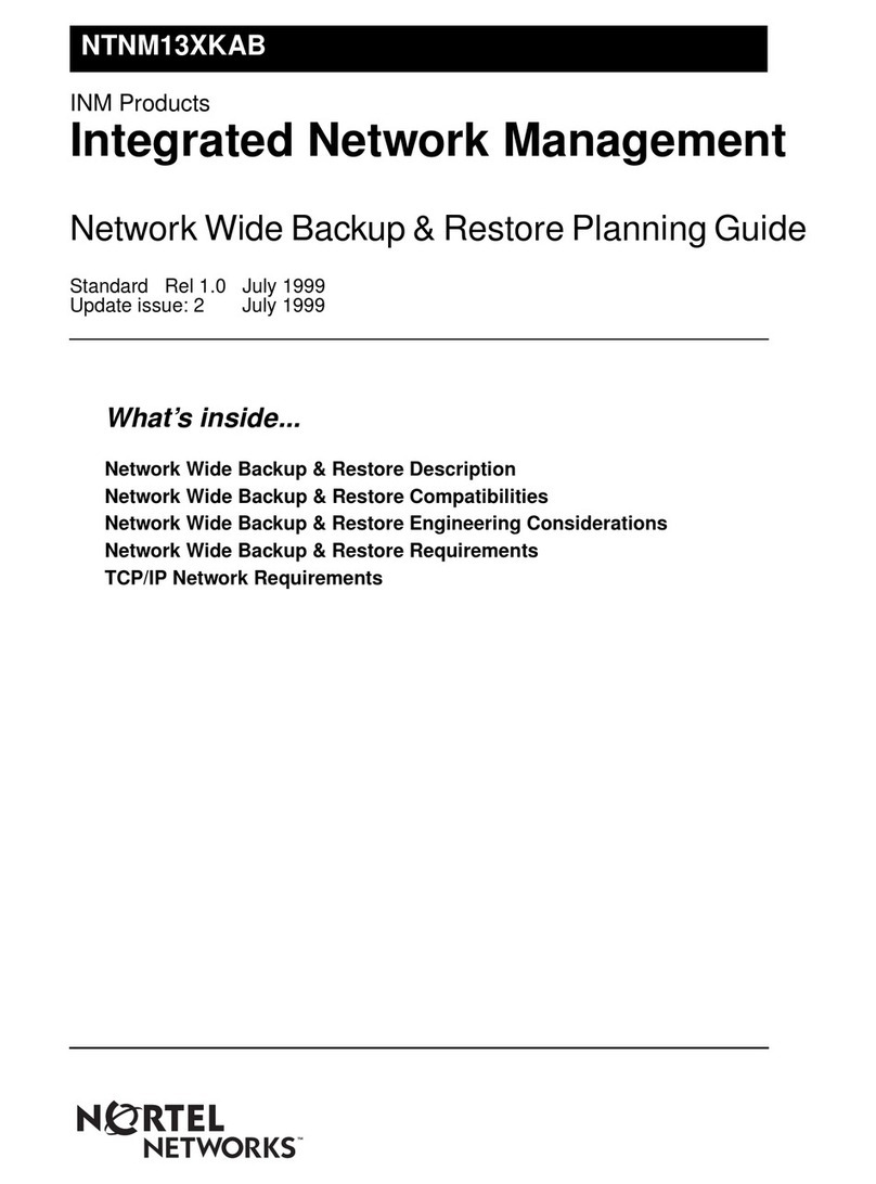 Nortel INM 5.0 Technical manual Nortel INM 5.0 Technical manual