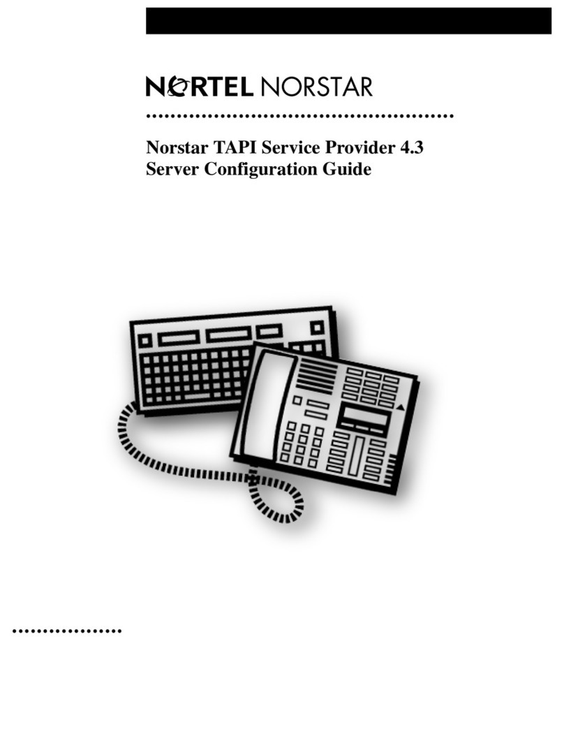 Nortel TAPI User manual