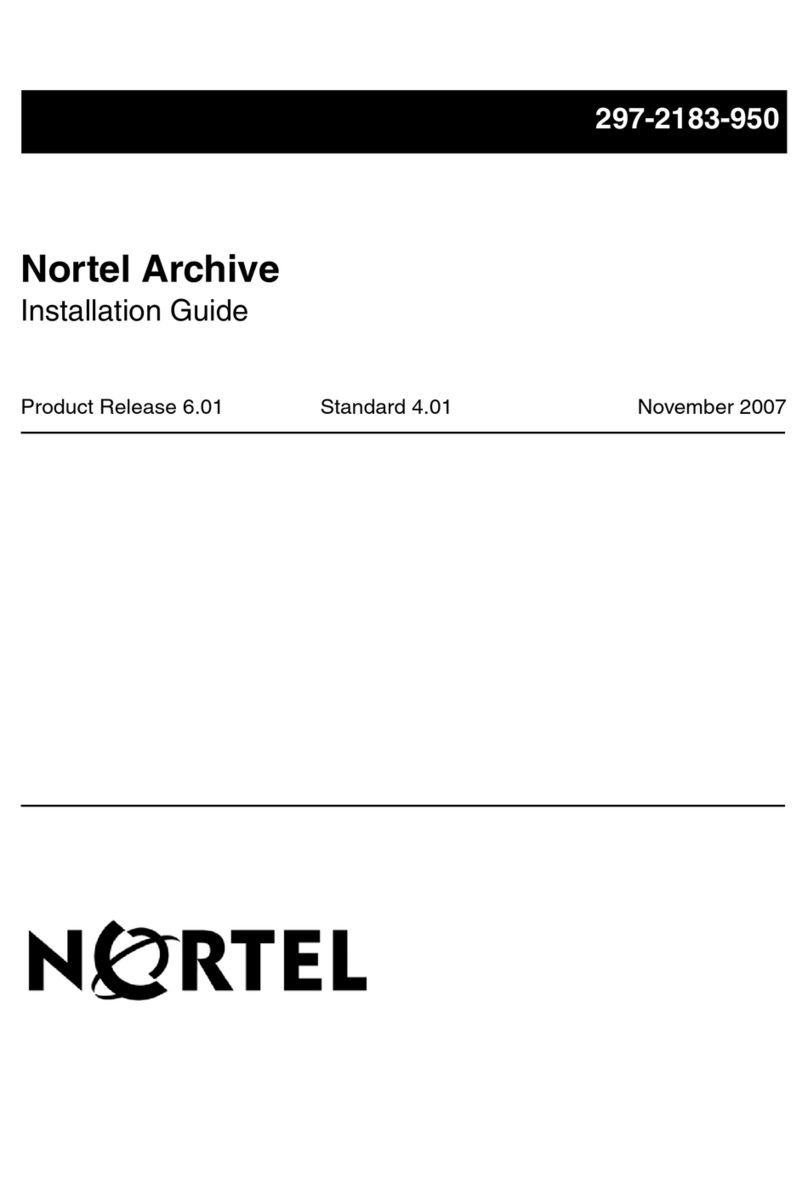 Nortel Archive installation guide