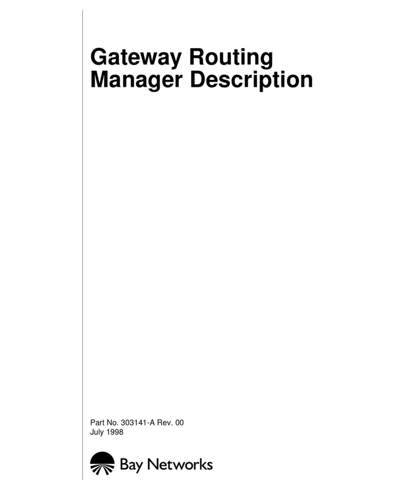 Bay Networks Gateway Routing Manager Quick start guide