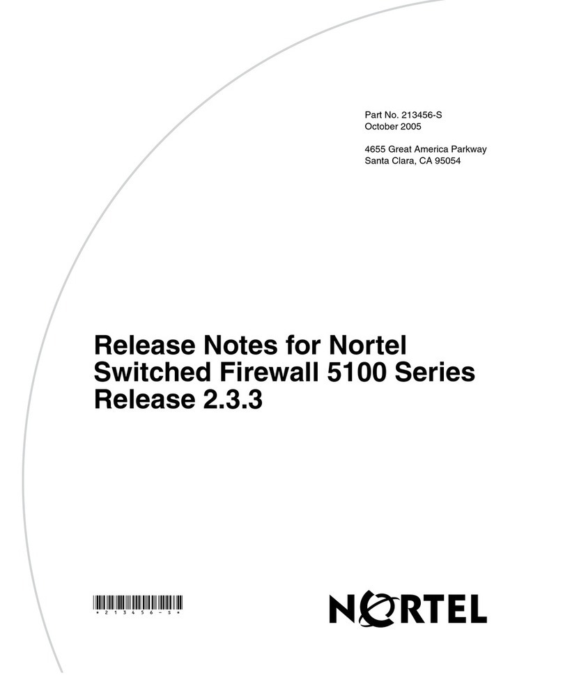 Nortel 5109 release note Nortel 5109 release note