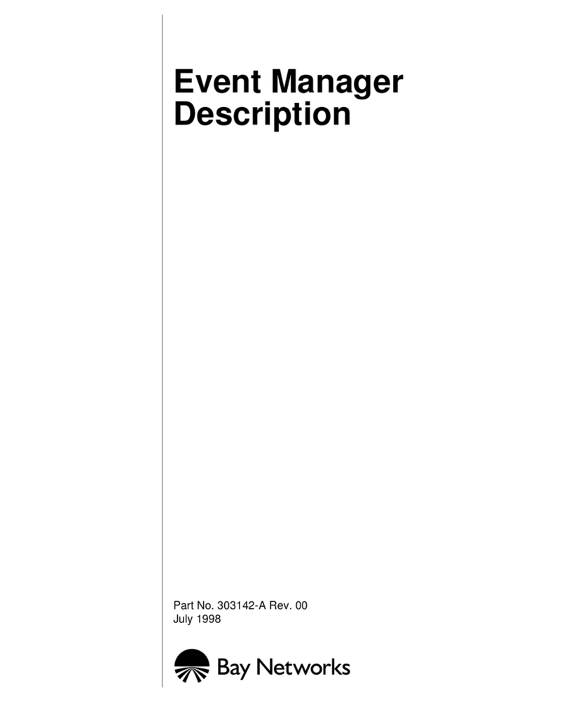 Bay Networks Event Manager Software guide