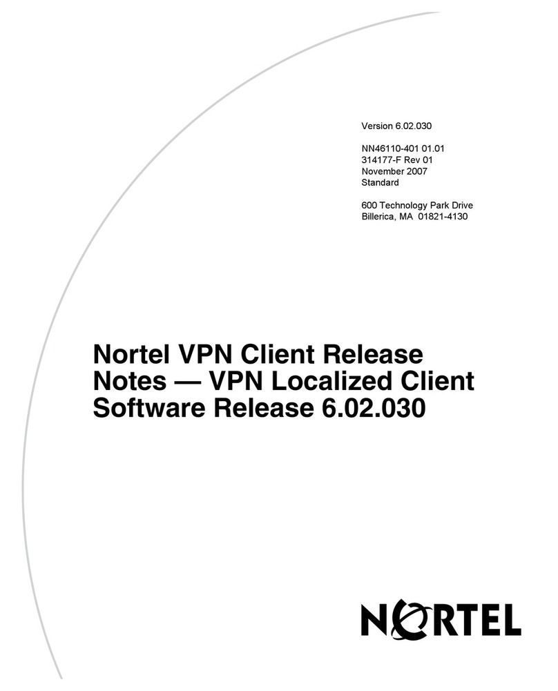 Nortel VPN Client Instruction Manual