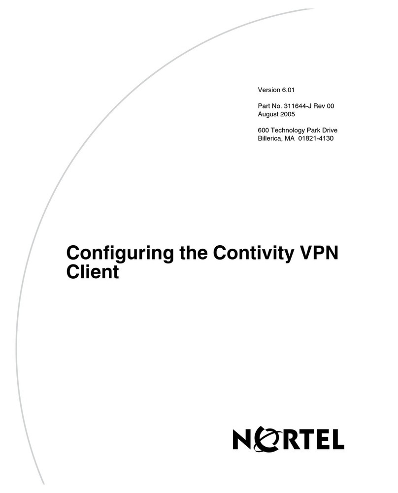 Nortel VPN Client user guide