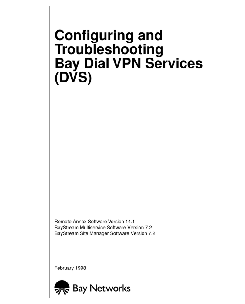 Bay Networks Baystream 7 User manual