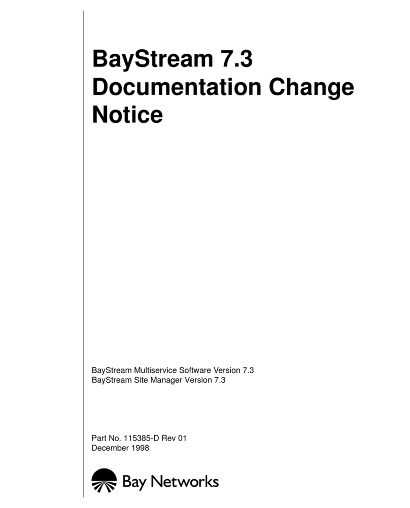 Bay Networks Baystream 7 Notice