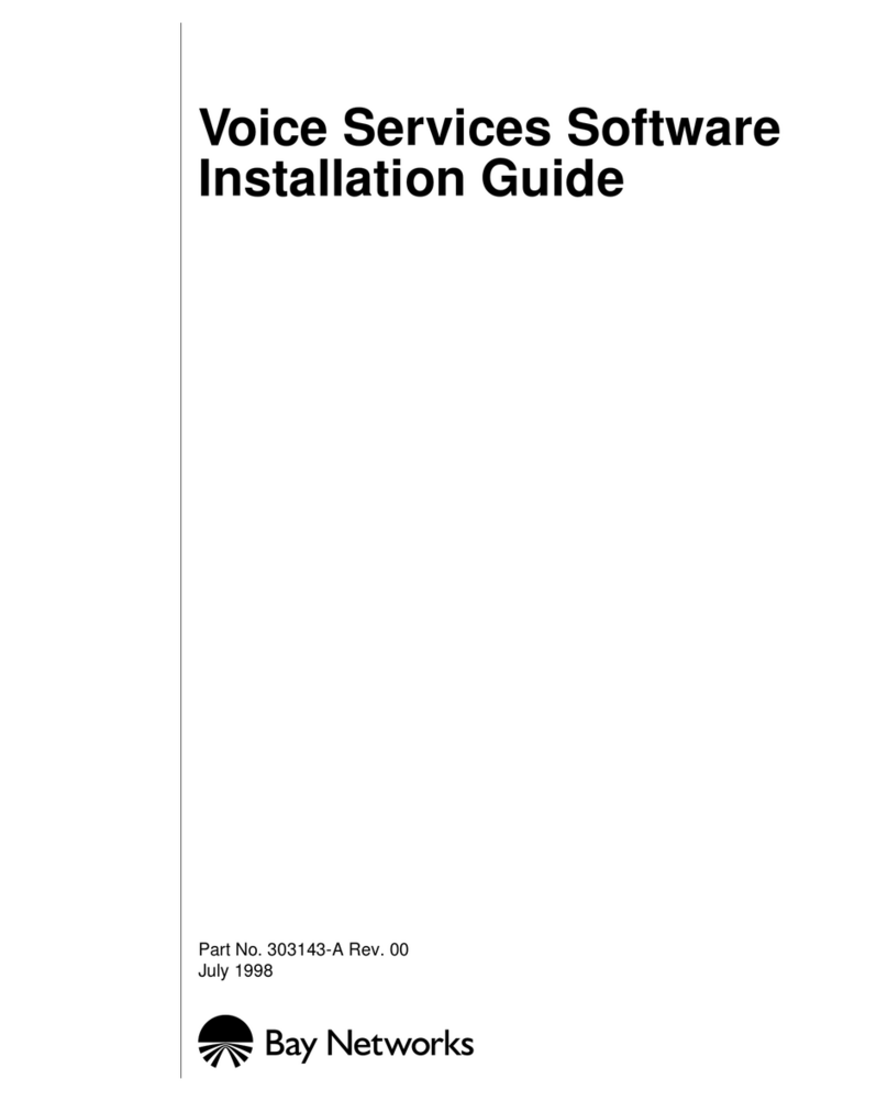 Bay Networks Voice Gateway installation guide