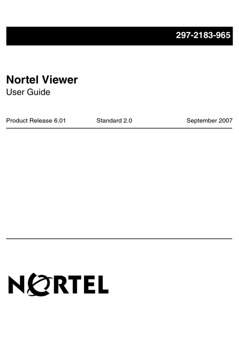 Nortel Viewer User manual Nortel Viewer User manual