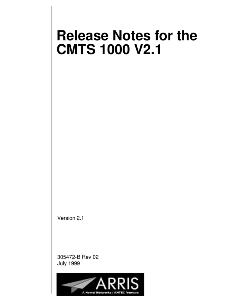 Nortel CMTS 1000 release note