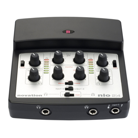 Novation nio 2/4 user guide