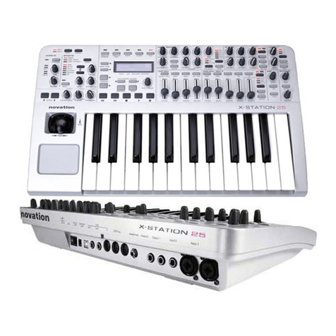 Novation X-Station User manual
