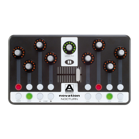 Novation Nocturn User manual
