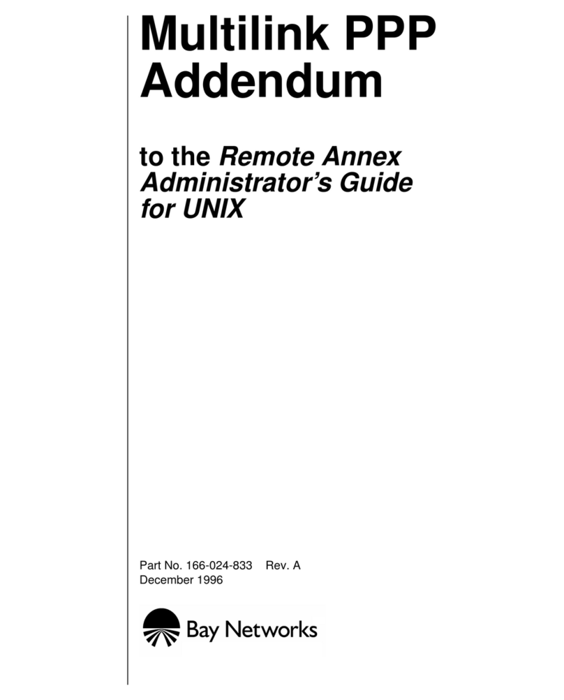 Bay Networks Remote Annex Service manual