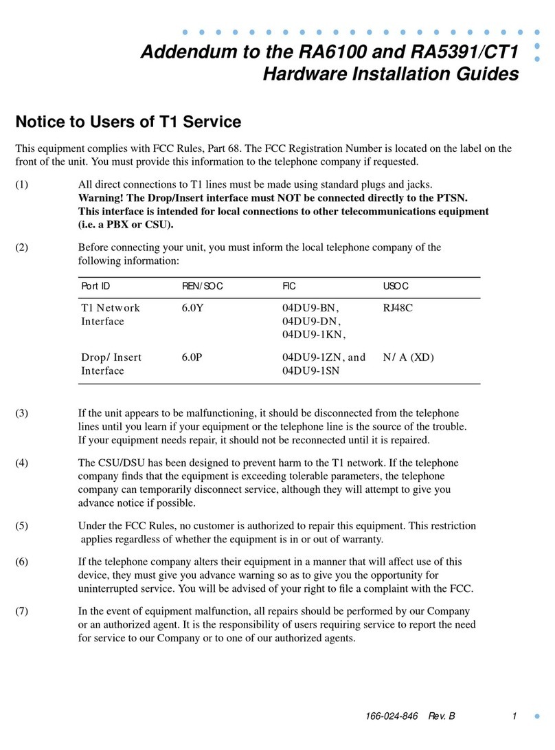 Nortel 5391 Installation and operating instructions