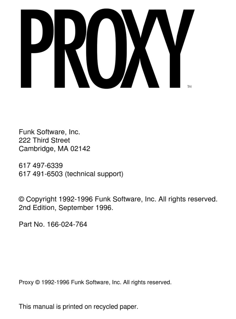 Funk Software Proxy user guide