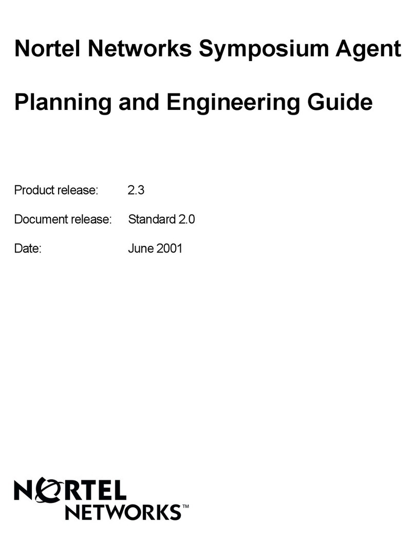 Nortel Symposium Agent User manual