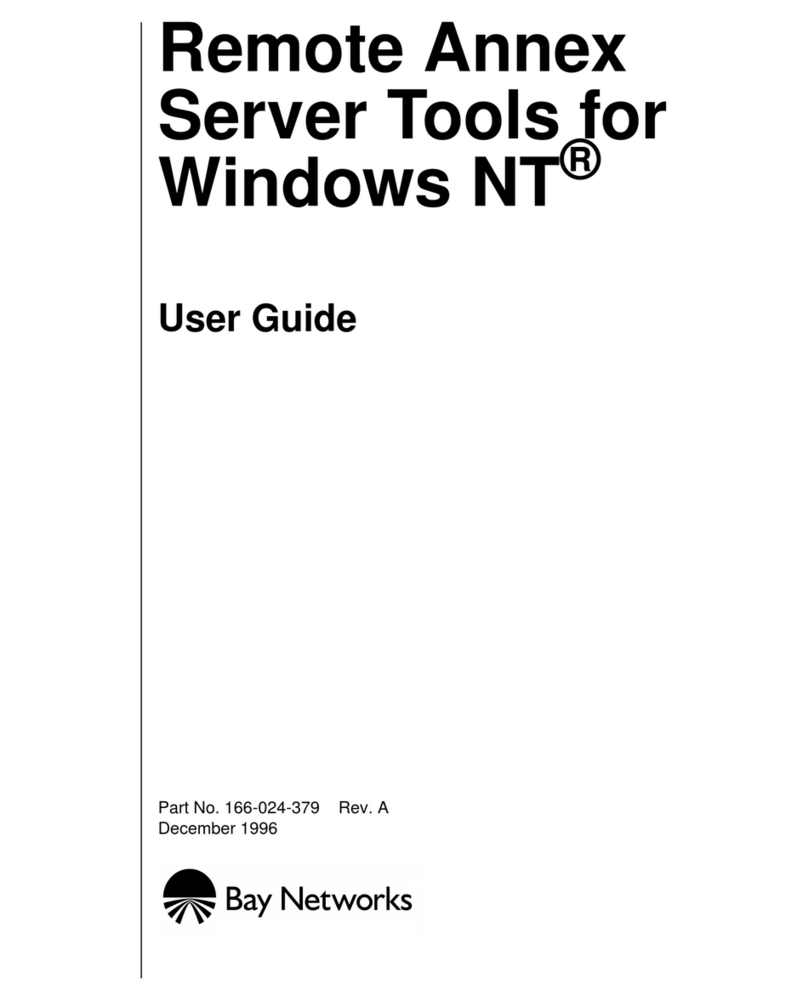 Bay Networks Remote Annex user guide Bay Networks Remote Annex user guide