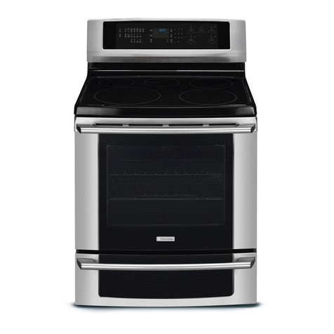 Electrolux EI30EF55GS - 30 Electric Range Use and care guide