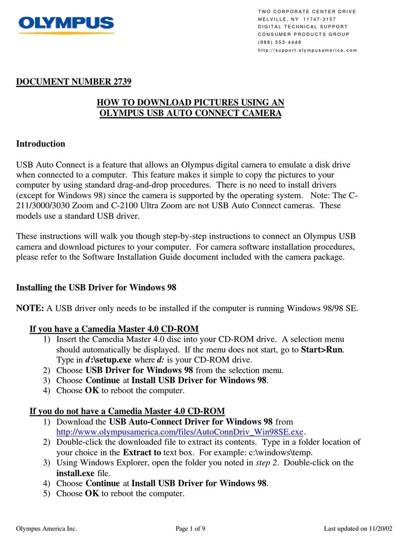 Olympus Auto-Connect Instruction Manual