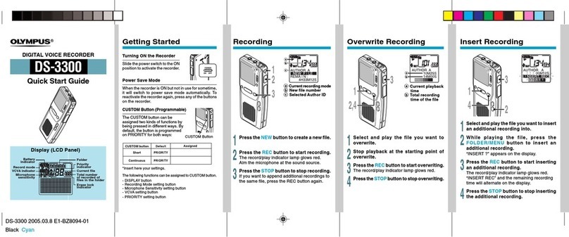 Olympus DS-3300 User manual