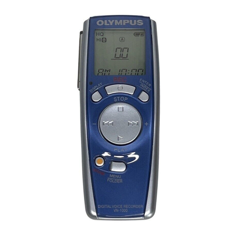 Olympus VN-1000 User manual Olympus VN-1000 User manual