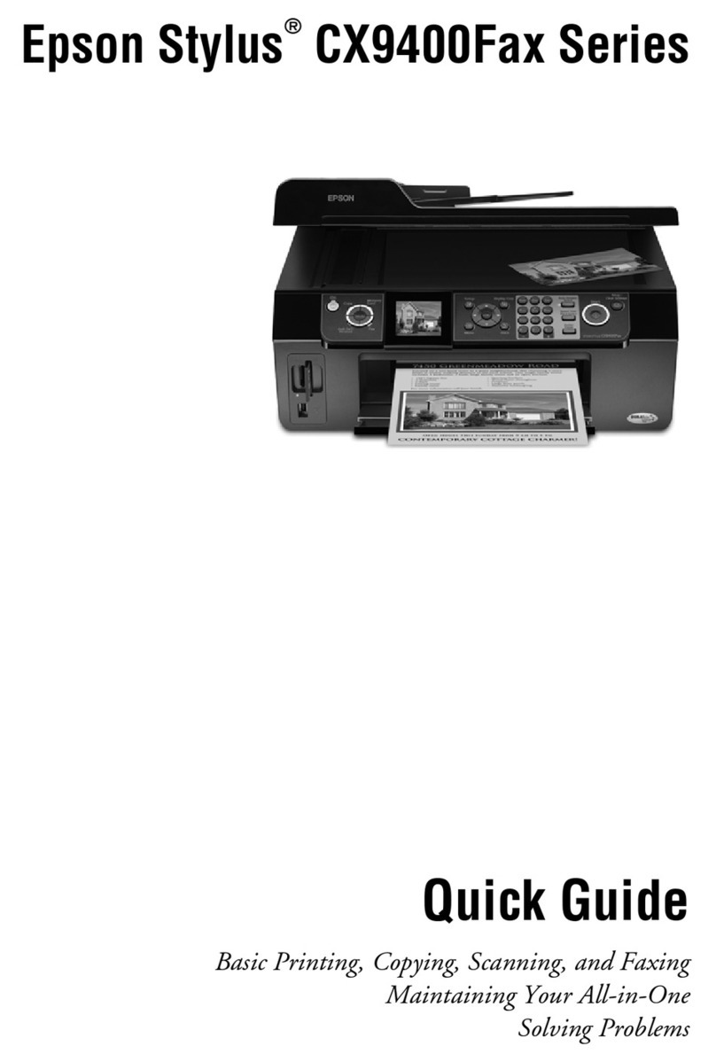Epson CX9400Fax - Stylus Color Inkjet User manual