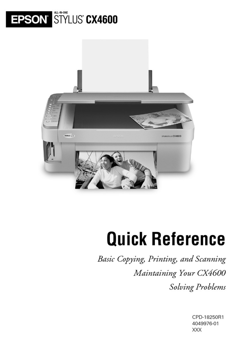 Epson Stylus CX4600 User manual