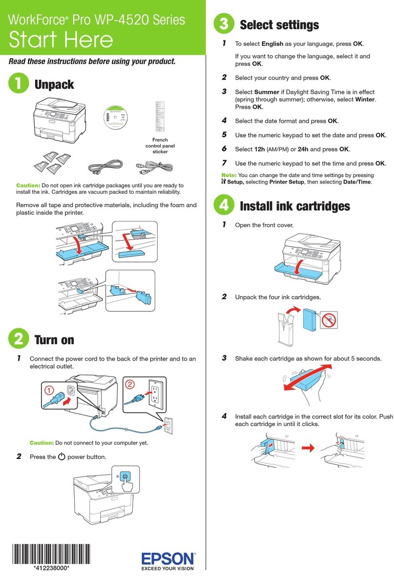 Epson WorkForce Pro WP-4520 Manual