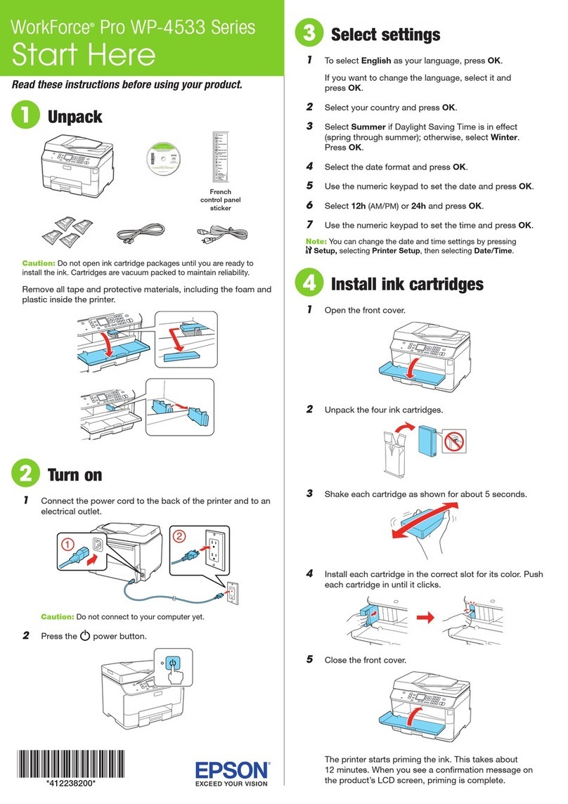 Epson WorkForce Pro WP-4533 Manual