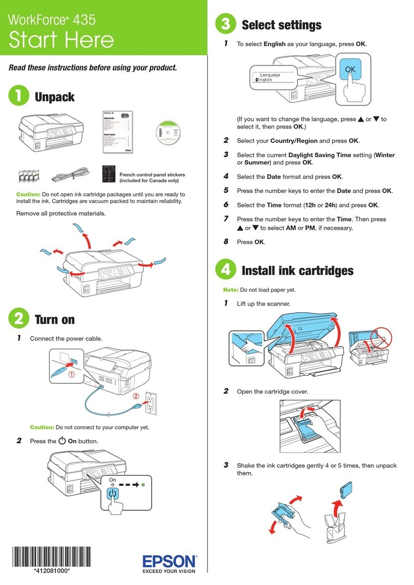 Epson WorkForce 435 Manual