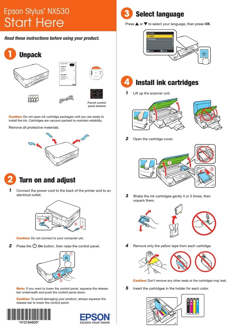 Epson Epson Stylus NX530 Guide