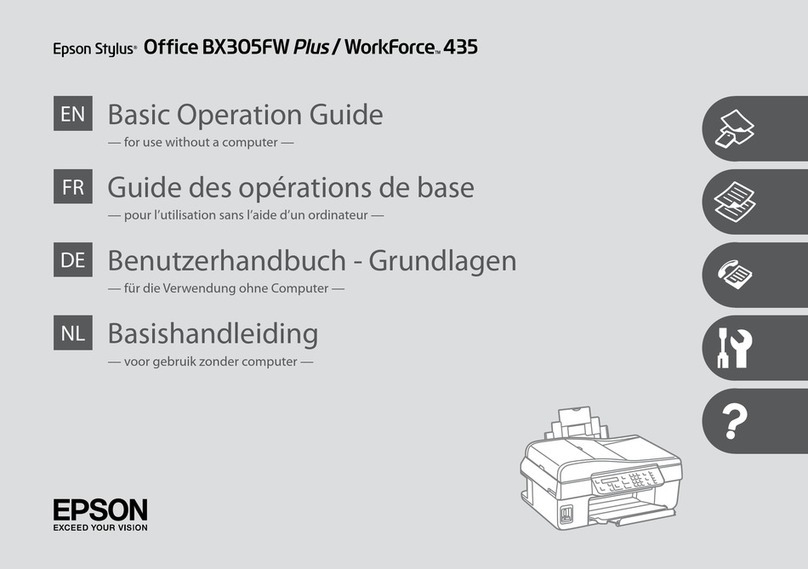 Epson Stylus Office BX305FW Plus Assembly instructions
