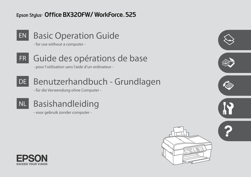 Epson Stylus Office BX320FW Basic operation guide