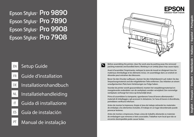 Epson Stylus Pro 7890 Series User manual