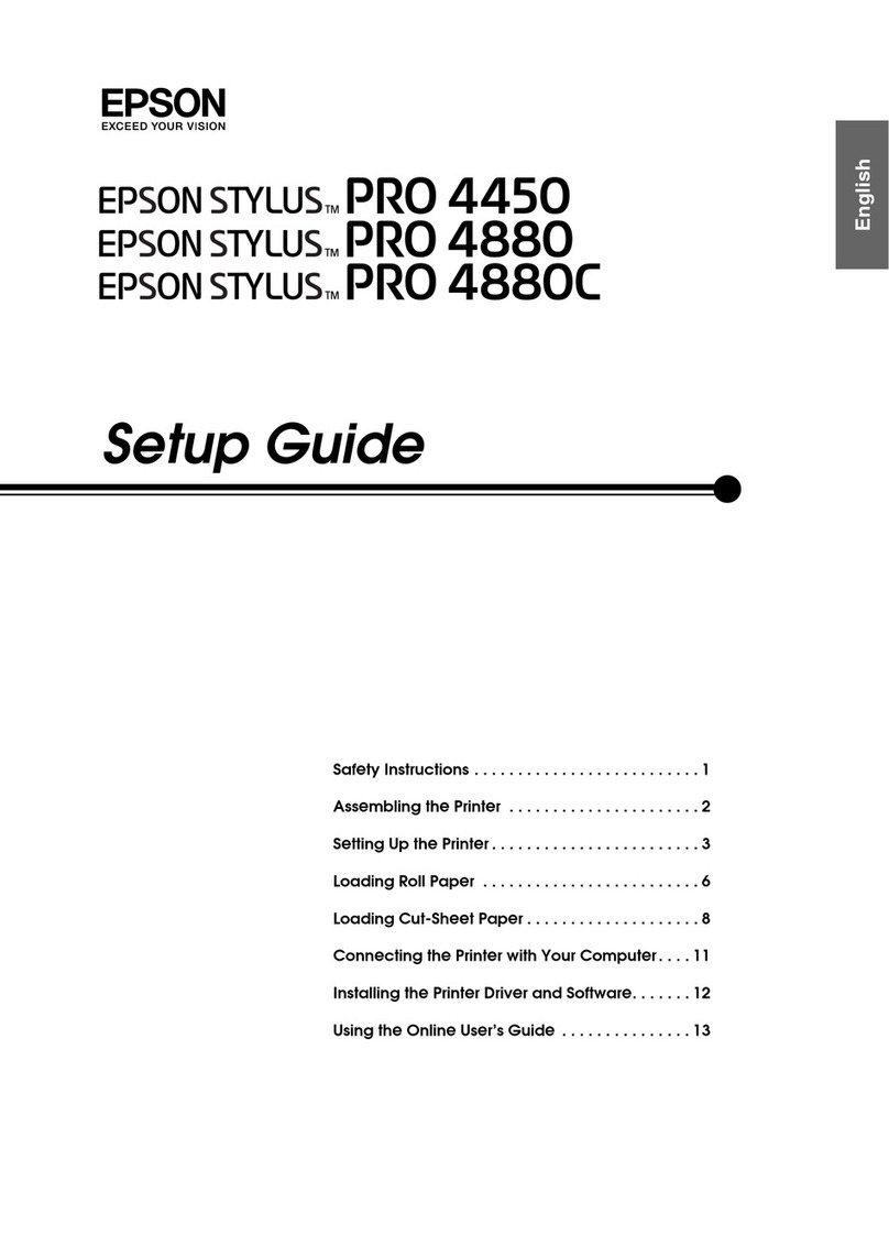 Epson Stylus Pro 4880 ColorBurst Edition - Stylus Pro 4880... User manual