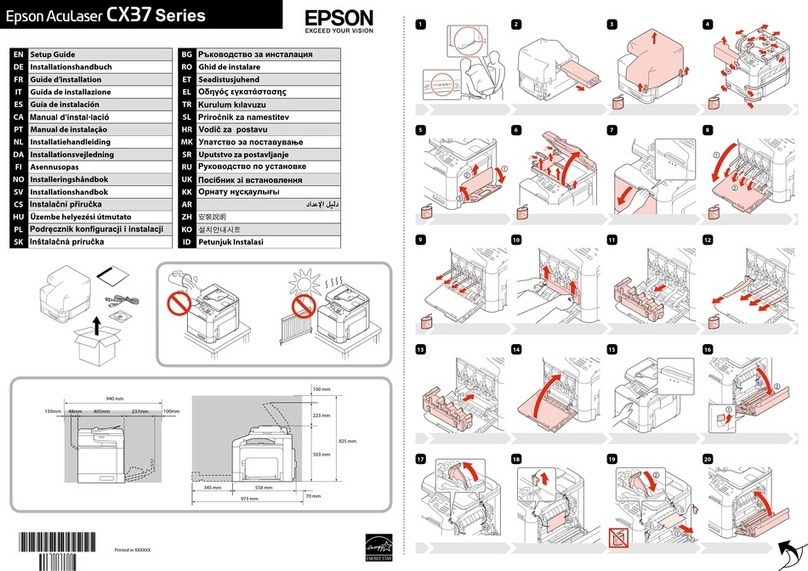 Epson AcuLaser CX37DN  Guide User manual