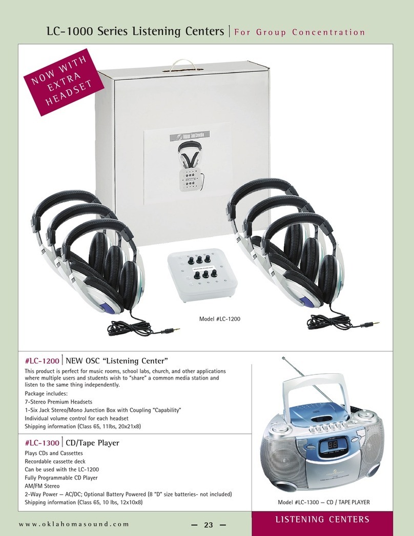Oklahoma Sound LC-1300 Specifications