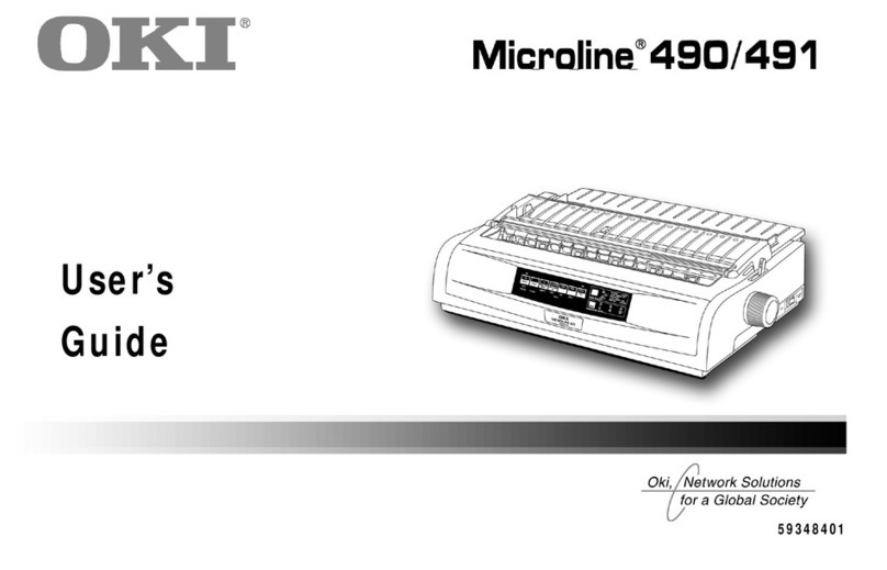 Oki ML490 Series User manual
