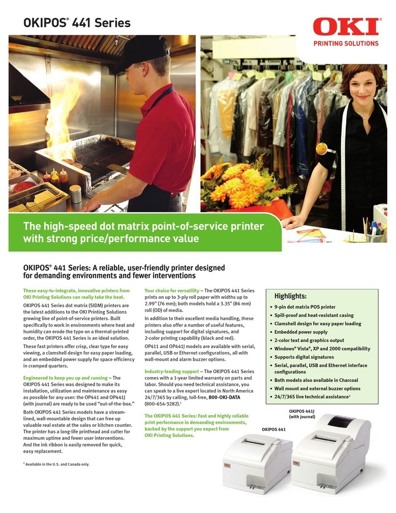 Oki OP441 User manual