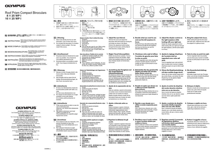 Olympus Magellan 10x25 WP I user guide