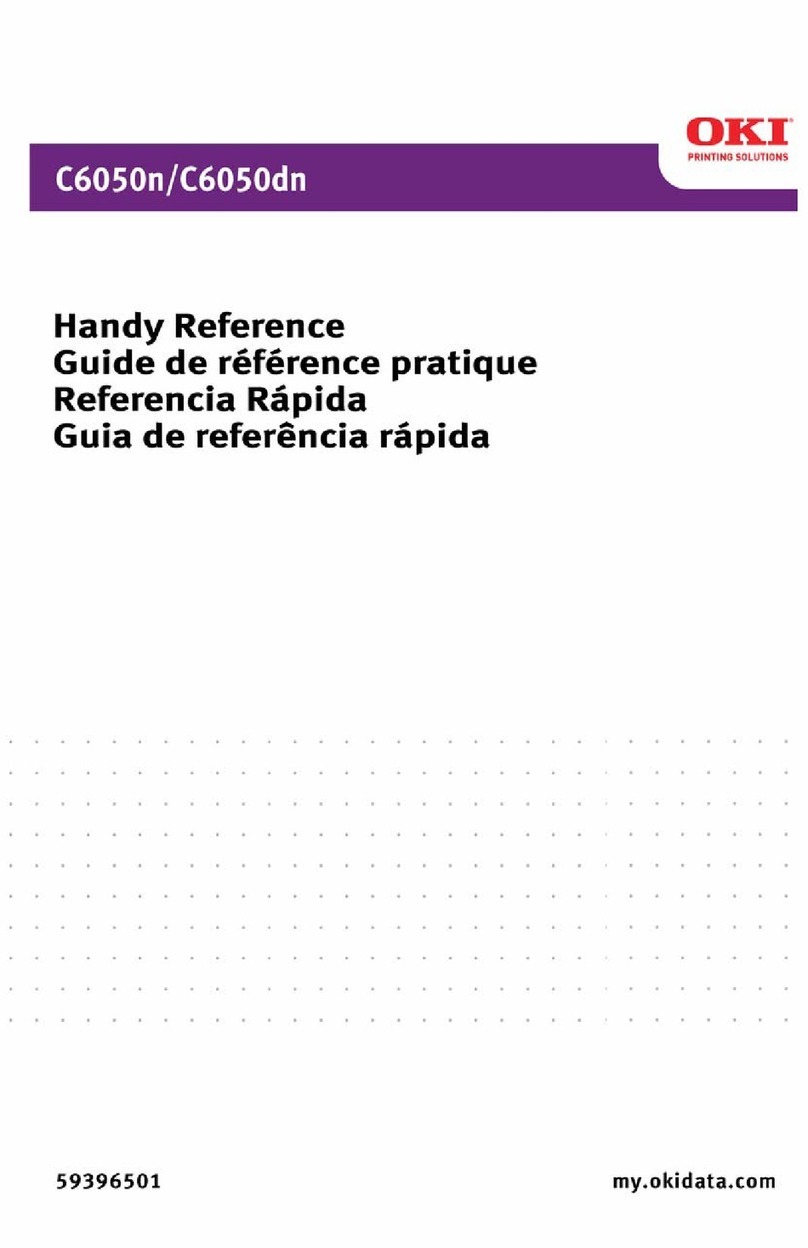 Oki C6050n reference guide