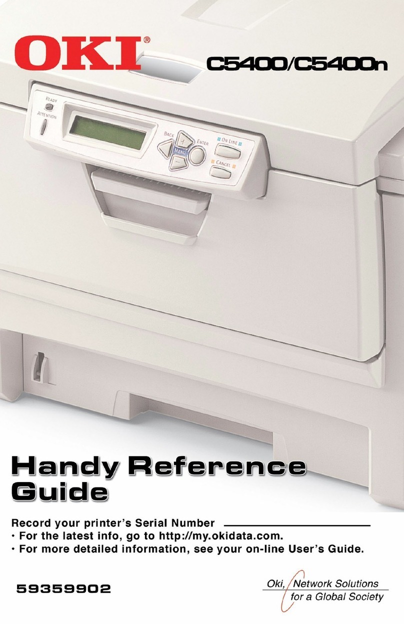 Oki C5400 Series User manual