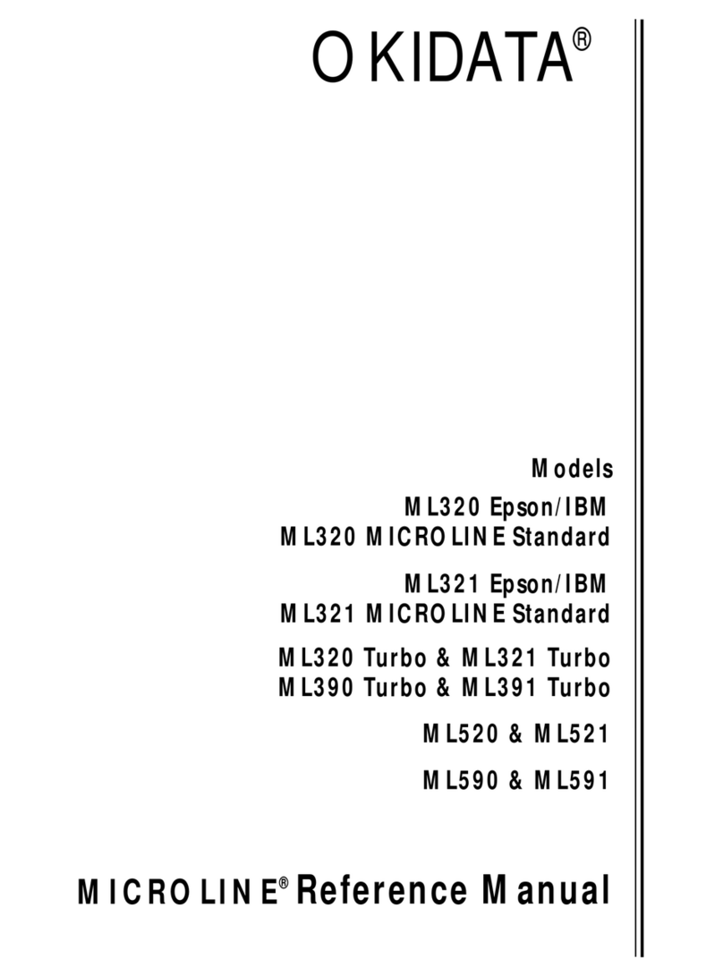 Oki ML521 User manual