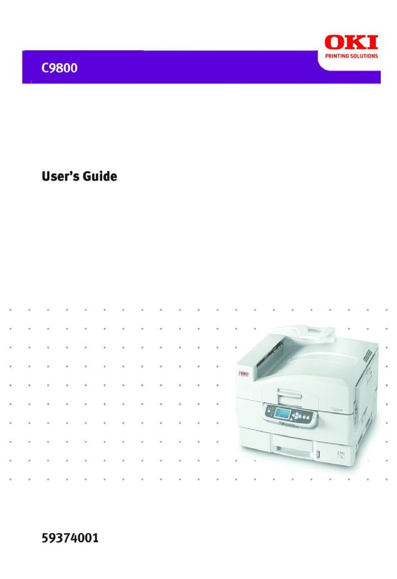 Oki C9800hdn User manual